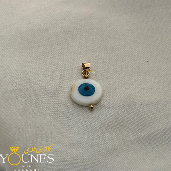 آویز چشم نظر سنگی طلا